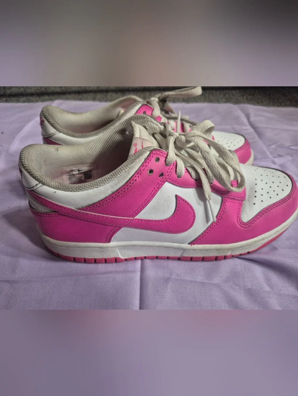 Youth nike dunk low active fuchsia